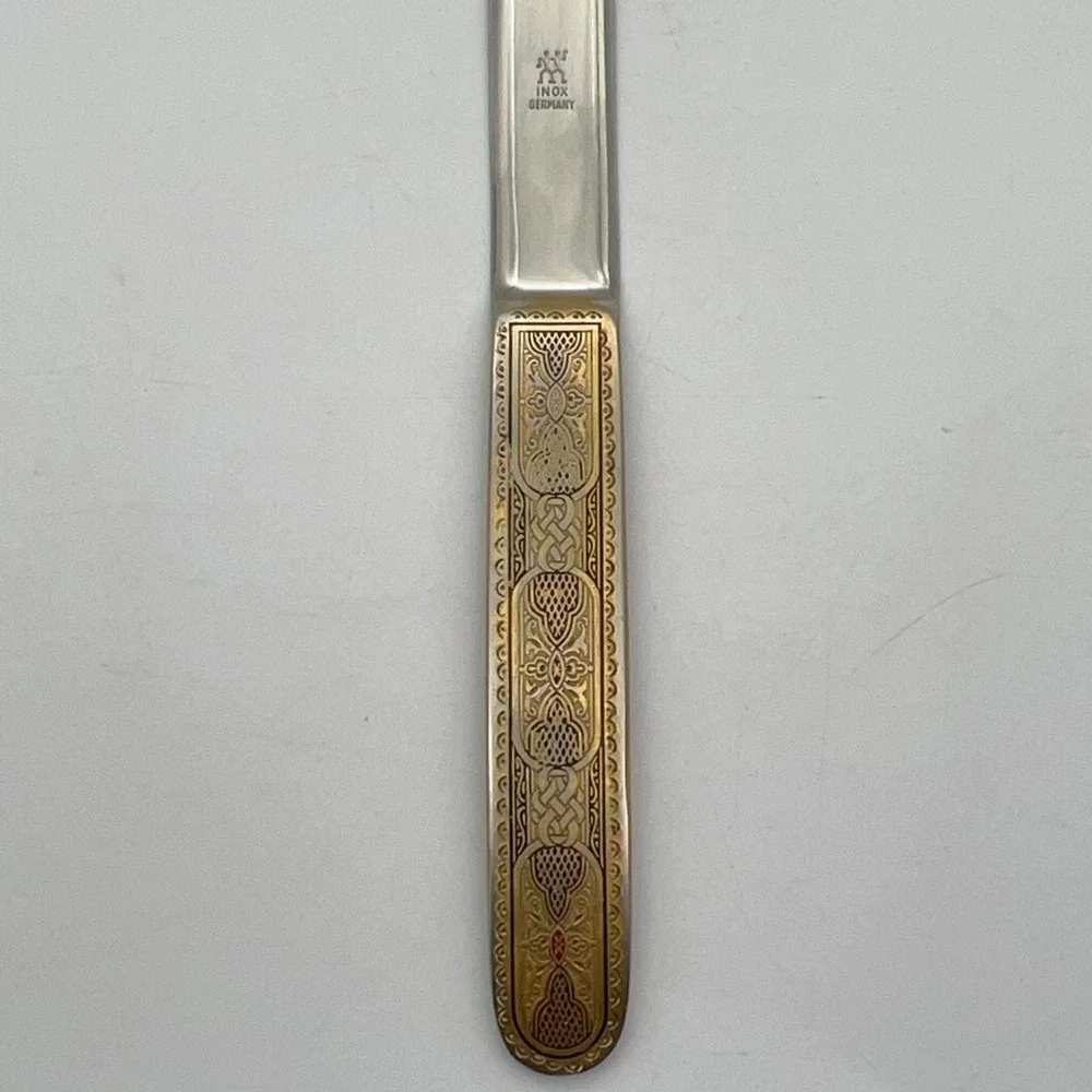 Vintage J.A. Henckels Inox Germany Scissors & Letter Opener Desk Set with‎ Case